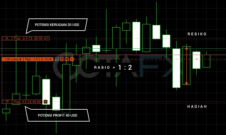 Bagaimana cara mengetahui level Stop loss dan Take Profit